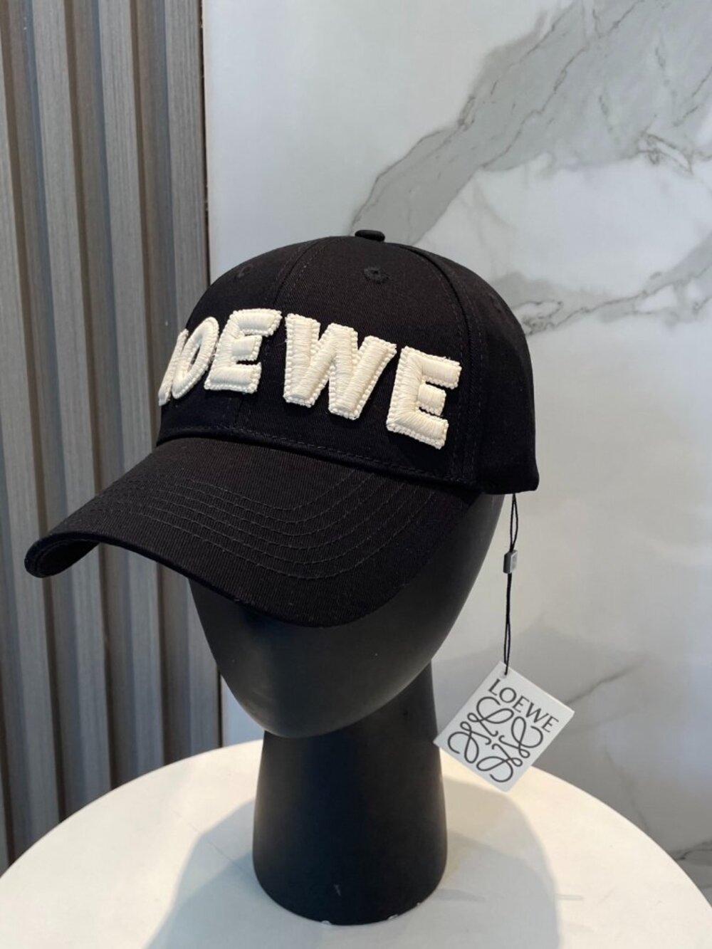 Loewe Summer Embroidered Logo Baseball Cap